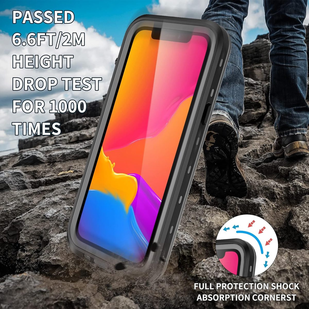 Shockproof, Dustproof, Drop-proof, Waterproof Wireless Magnetic High-Quality Phone Case For iPhone 13 Pro Max by Coral Case