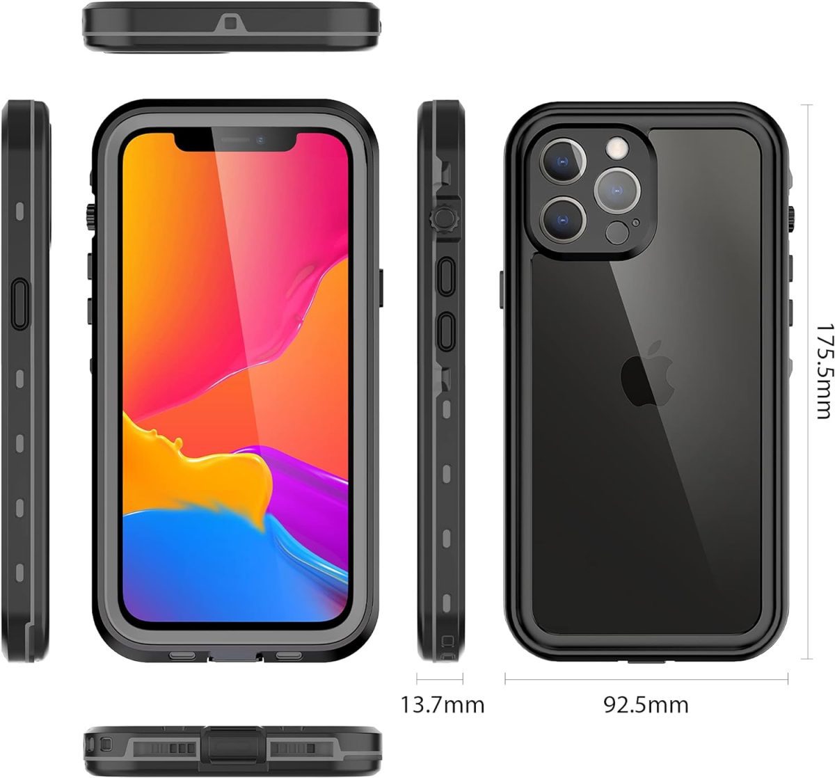 Shockproof, Dustproof, Drop-proof, Waterproof Wireless Magnetic High-Quality Phone Case For iPhone 13 Pro Max by Coral Case
