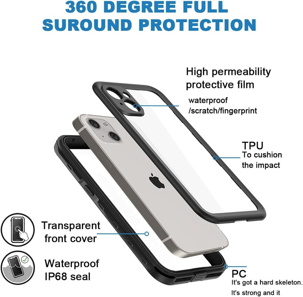 Ultimate Protection Unleashed - Shockproof, Dustproof, Drop-proof, Waterproof Wireless Magnetic High-Quality Phone Case for iPhone 13 Mini by Coral Case