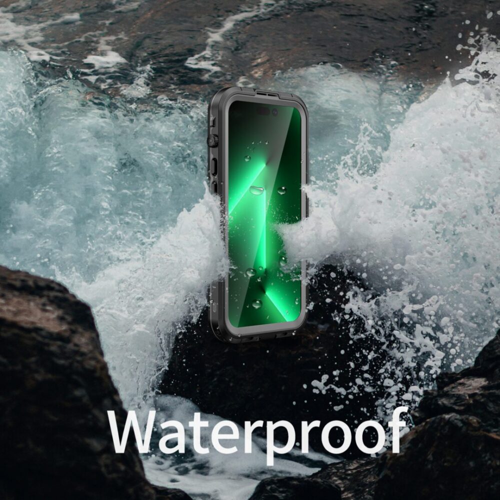 iPhone 14 Pro IP68 Waterproof Case Into Water