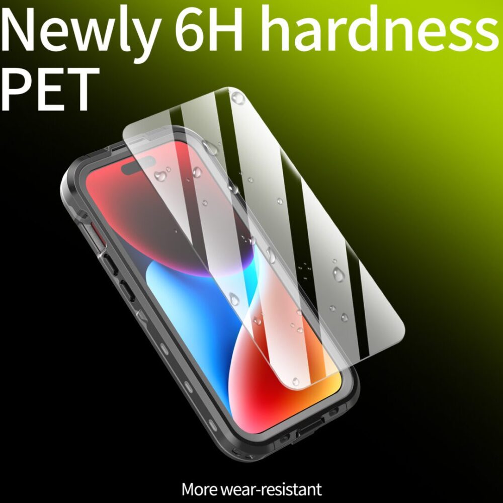 iPhone 15 (6.1-inch) IP68 Waterproof Wear Resistant Phone Case