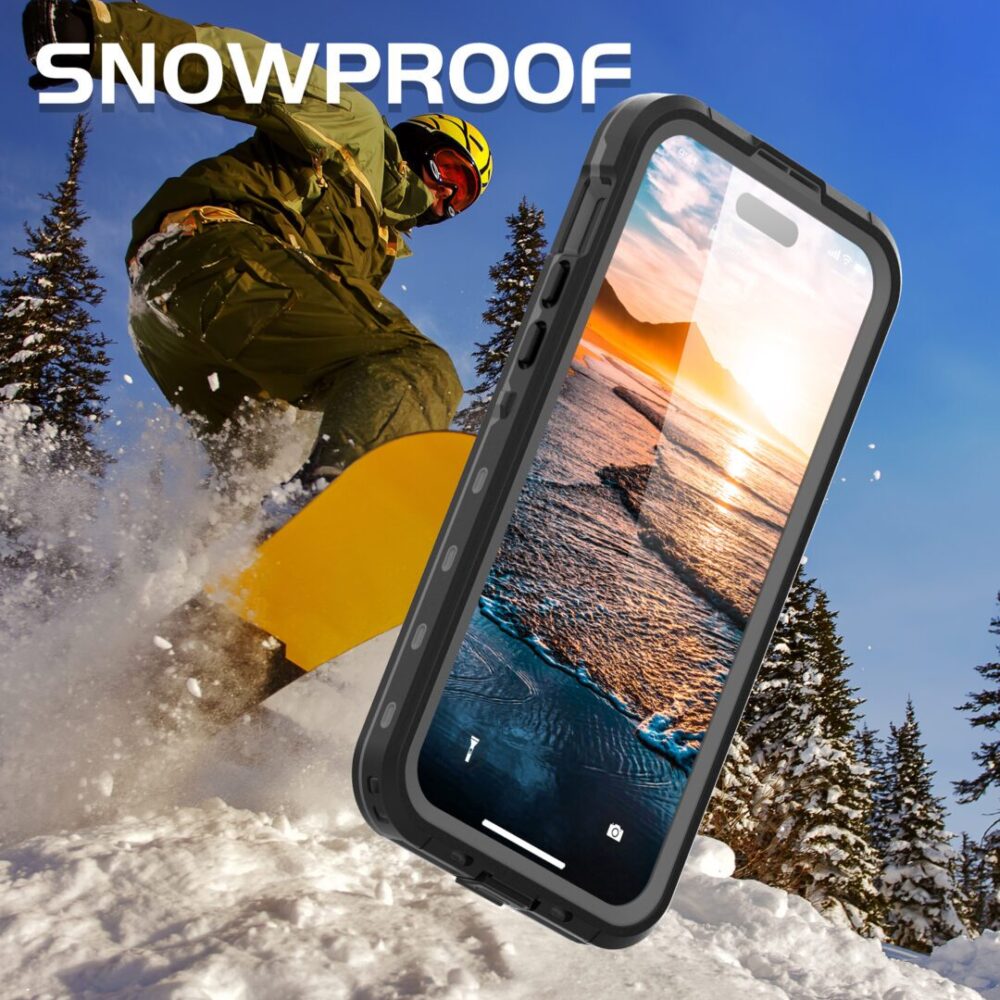 iPhone 15 Plus IP68 Waterproof Snowproof Rugged Phone Case
