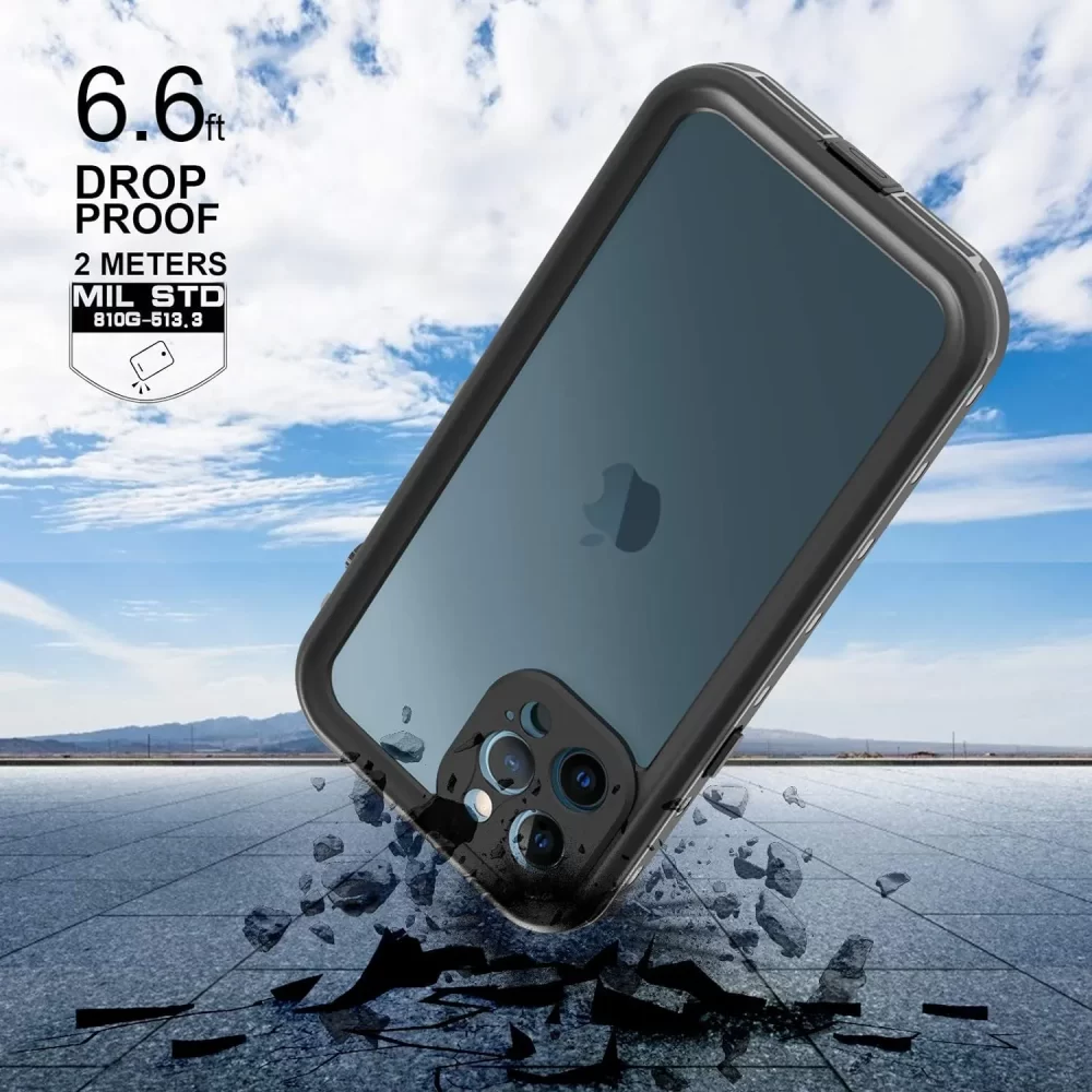 IP68 Waterproof, High Quality, Full Body Protection iPhone 12 Pro Max Case with 1-Year Warranty by Coral Case