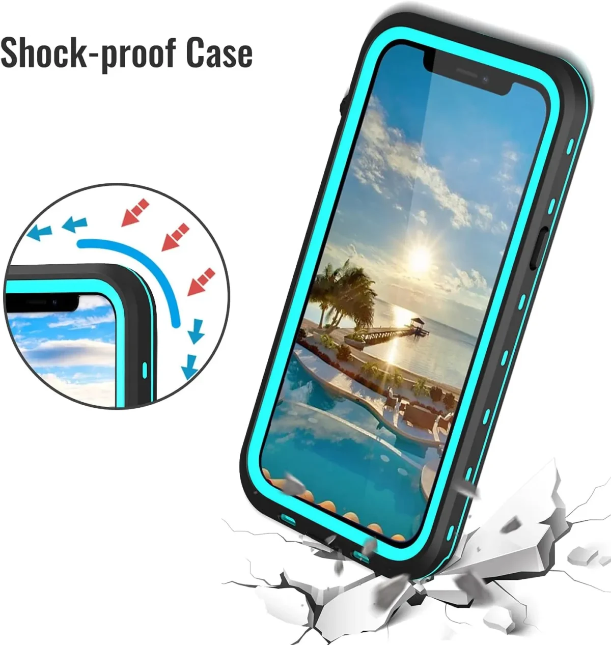 iPhone 13 IP68 Waterproof And Shock Proof Phone Case By Coral Case