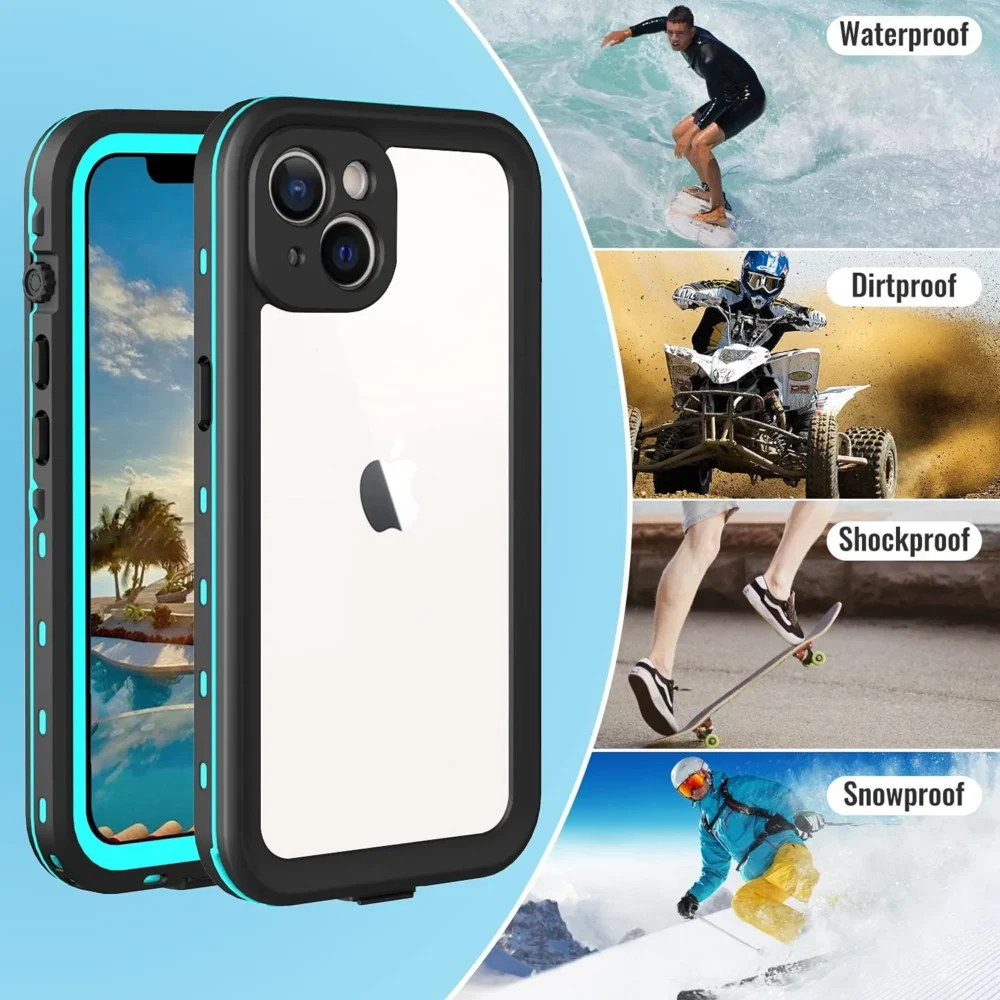 iPhone 13 IP68 Waterproof Dirtproof Shockproof Snowproof Phone Case By Coral Case