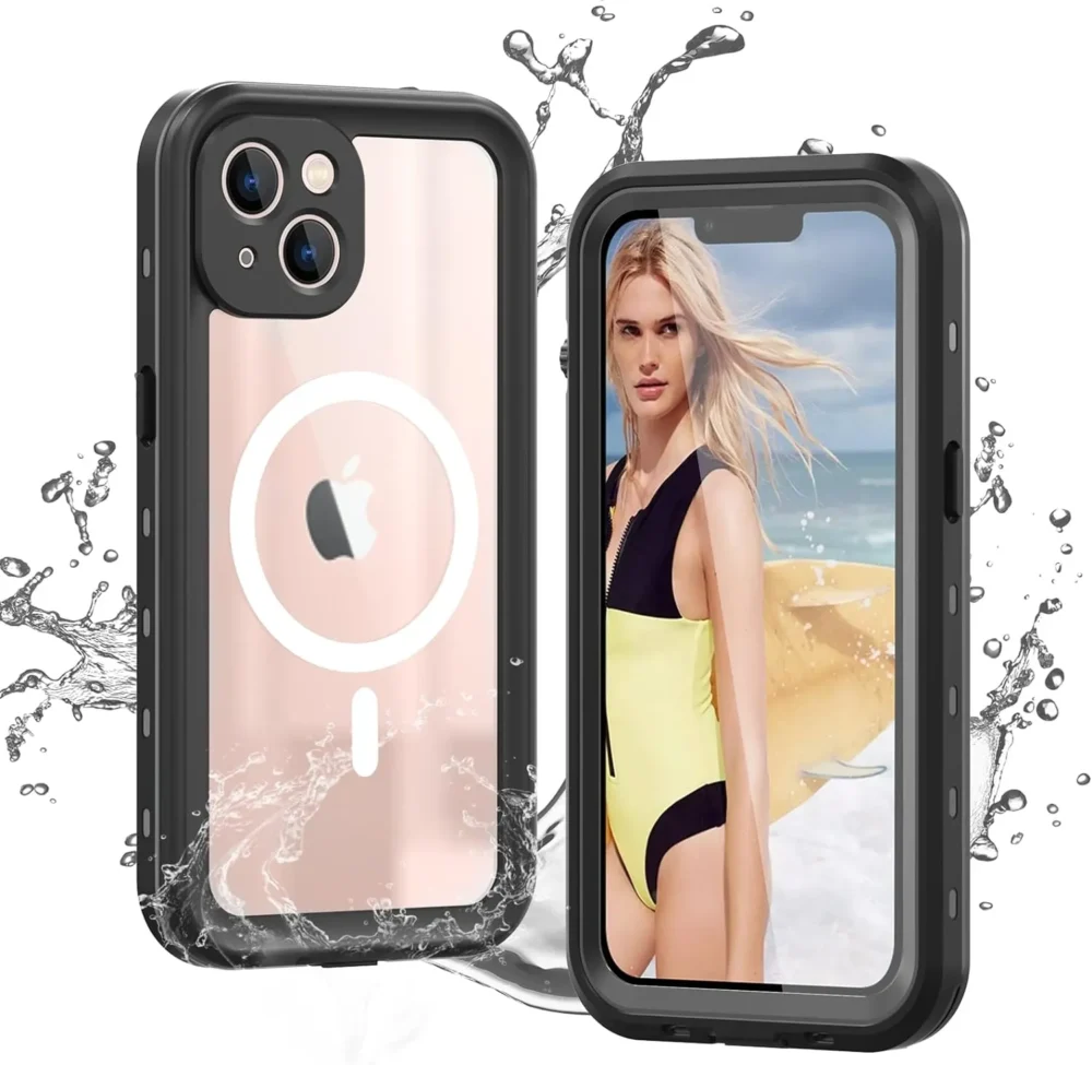 iPhone 13 IP68 Waterproof Phone Case By Coral Case Front And Rear View