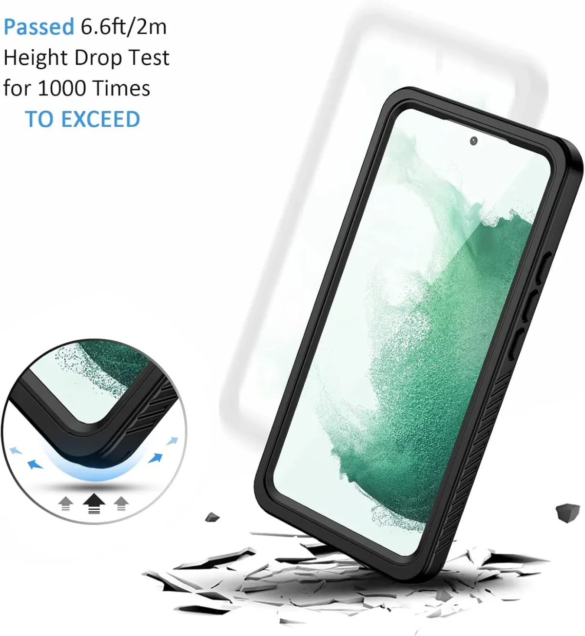 Samsung S22 Plus IP68 Waterproof And Shockproof Phone Case