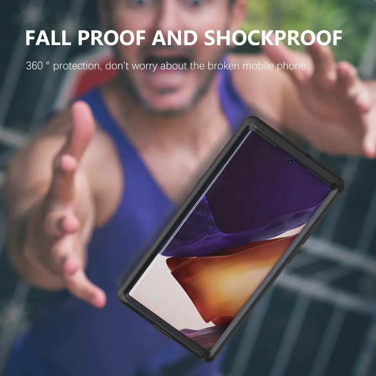 Samsung S22 Ultra IP68 Waterproof Fall Proof And Shockproof Phone Case