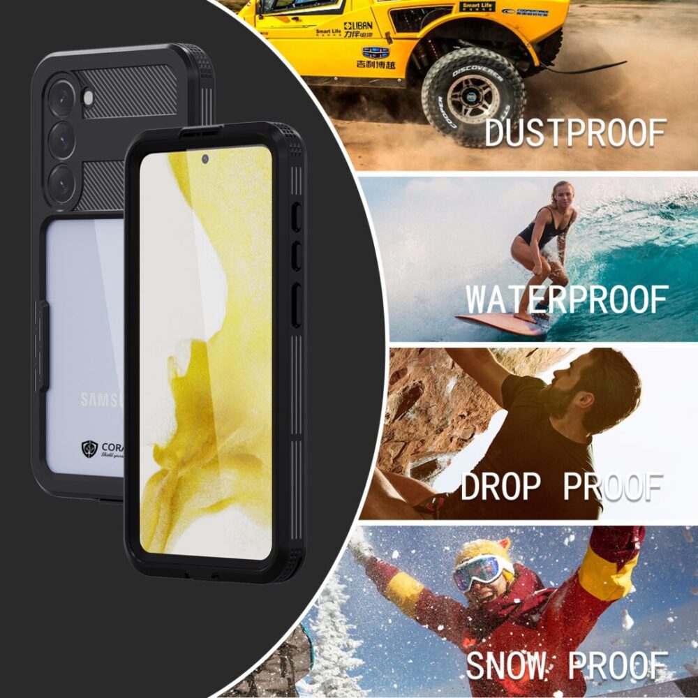 Samsung S23 Plus IP68 Waterproof Dustproof Dropproof Snowproof Phone Case
