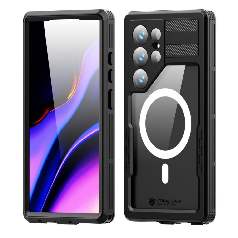 Samsung S24 Ultra IP68 Waterproof Case - Front & Rear View