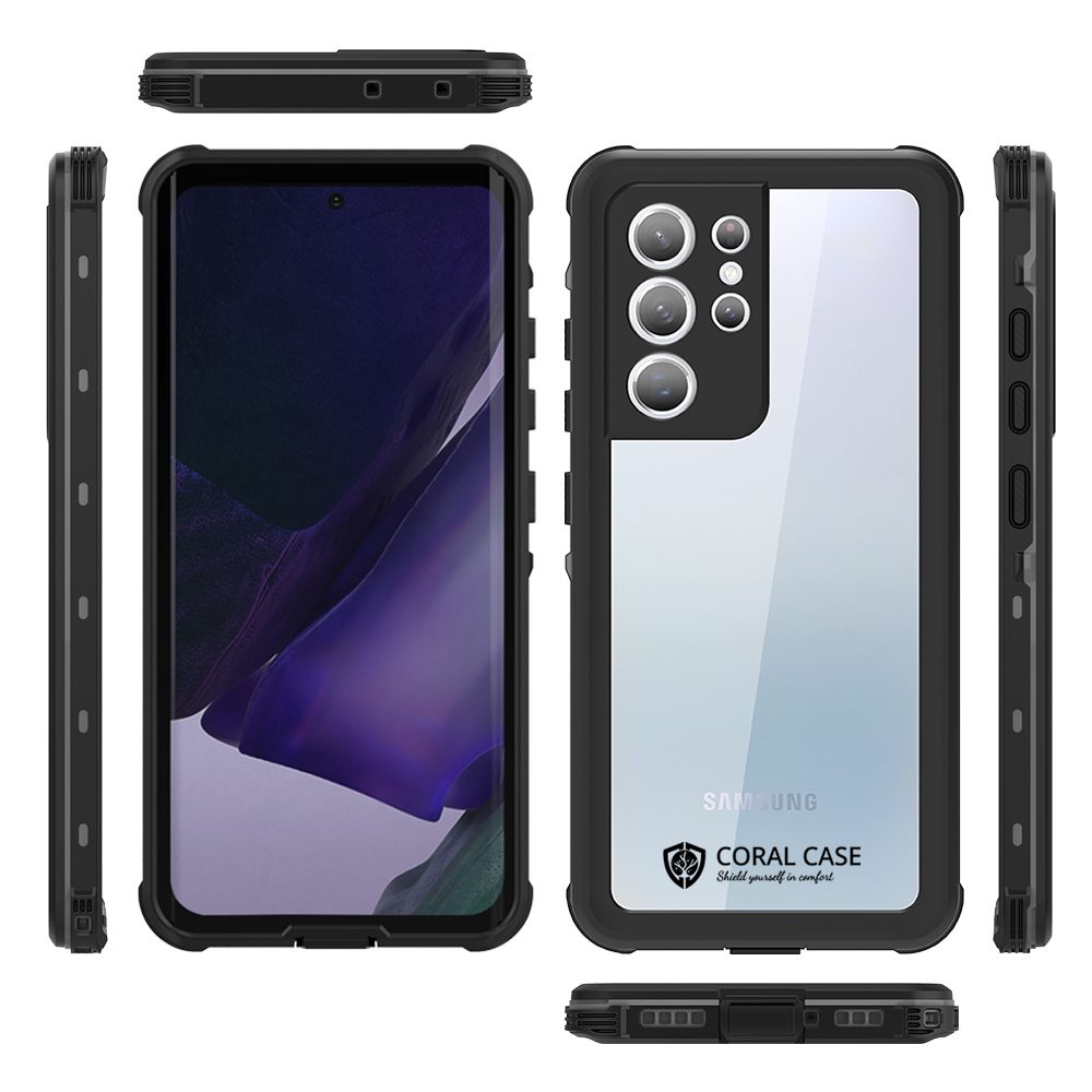 Samsung S21 Ultra IP68 Waterproof, Shockproof, Dustproof, Premium Quality Rugged Case presented by CORAL CASE