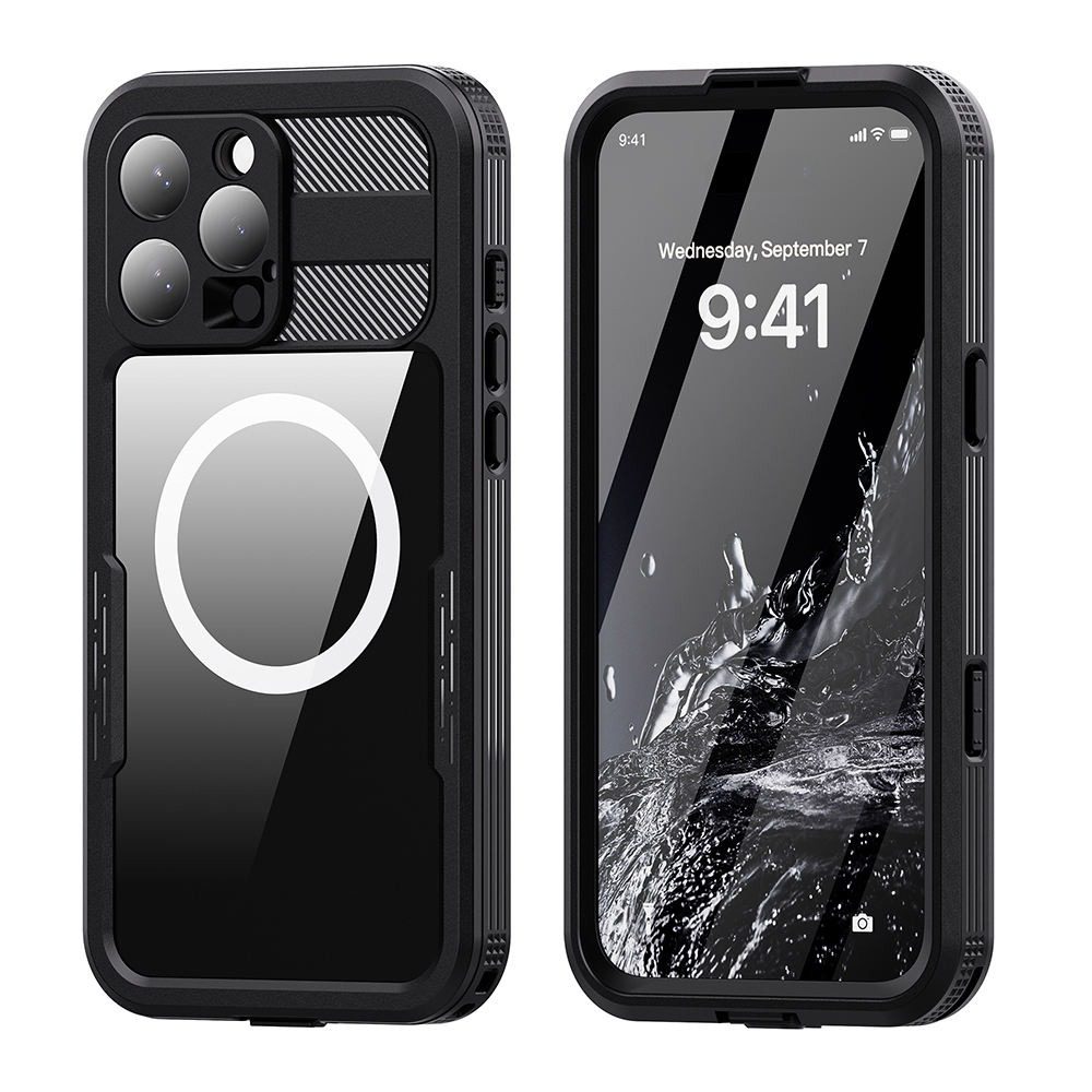 iPhone 16 Pro Max IP68 Waterproof Shockproof Dustproof Magnetic Charging Premium Quality Rugged Case