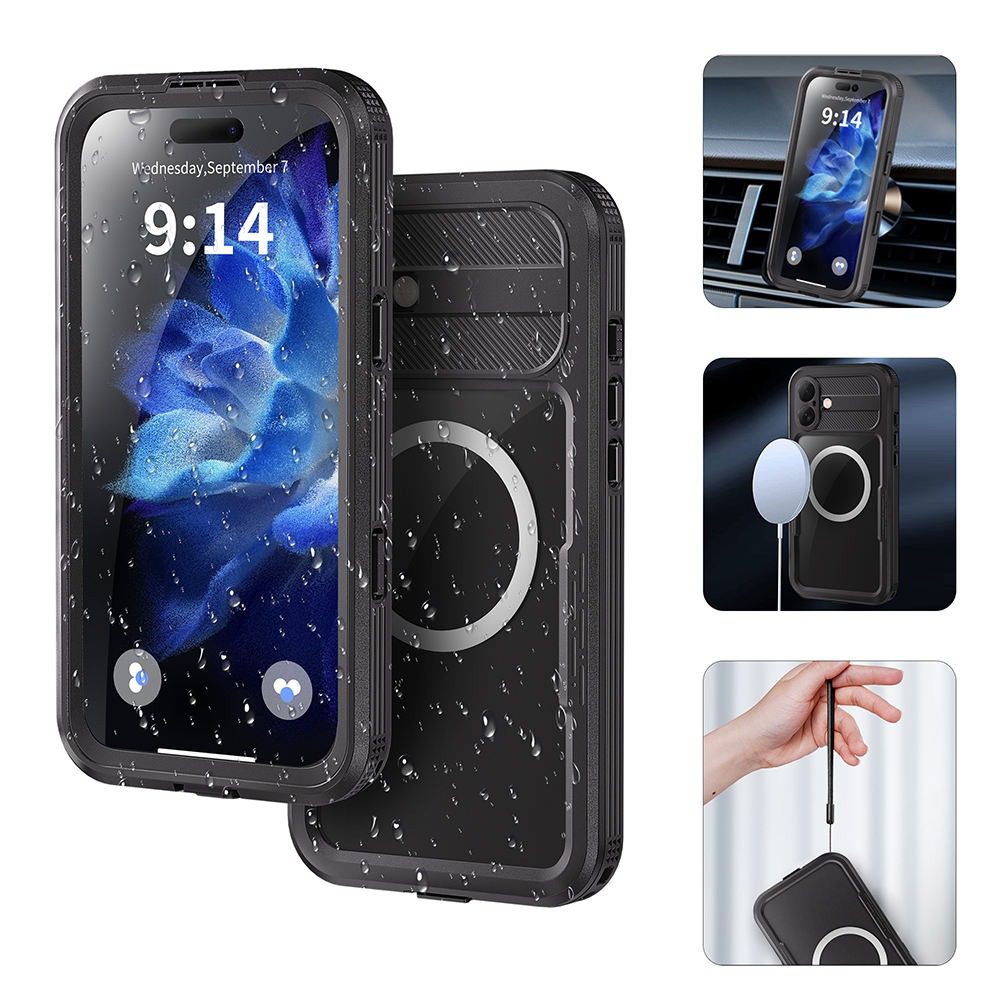 iPhone 16 (6.1″) IP68 Waterproof Magsafe Phone Case